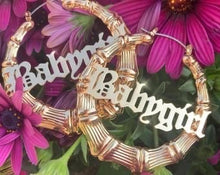 Load image into Gallery viewer, **CUSTOM GlaMED ID BAMBOO EARRINGS**